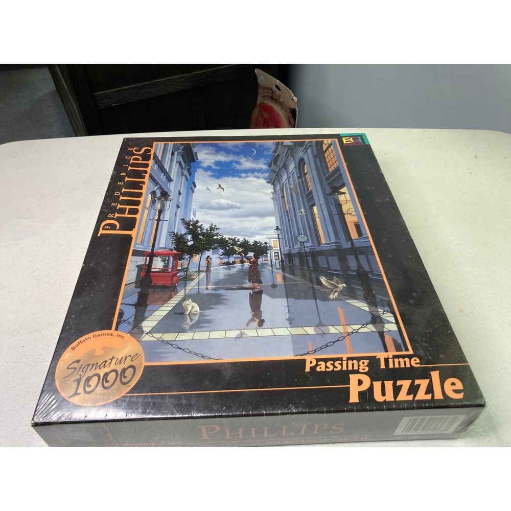 Frederick Phillips Passing Time Puzzle Buffalo Games Signature 1000 Vintage 2001